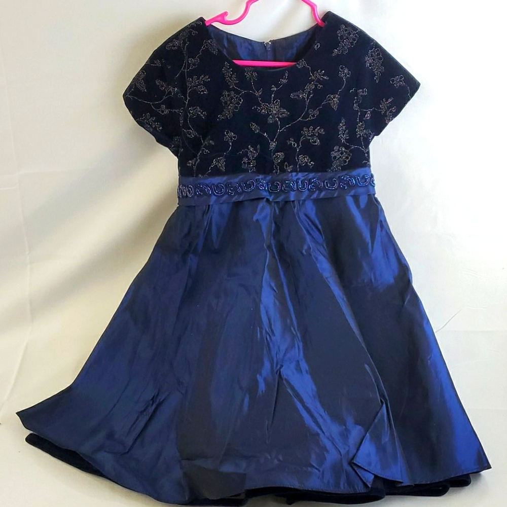Bonnie Jean dark blue formal dress